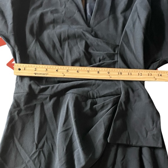 Black Halo Midnight Draped Dress - Picture 4 of 4